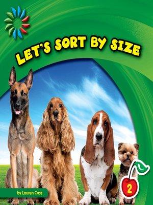 cover image of Let's Sort by Size